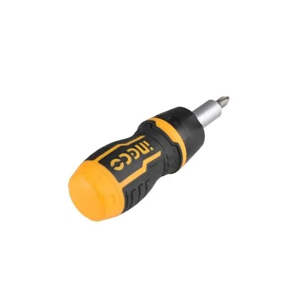 Отвертка короткая AKISDS1728 INGCO, коробка SUPER