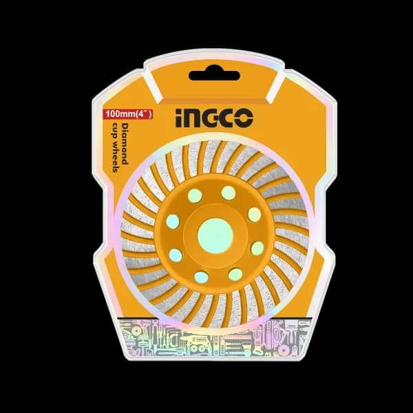 Чашка шлифовальная алмазная CGW011251 125мм INGCO, блистер SUPER