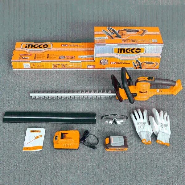 Кусторез аккумуляторный CHTLI20461, акк., P20S (20В), INGCO, коробка SUPER