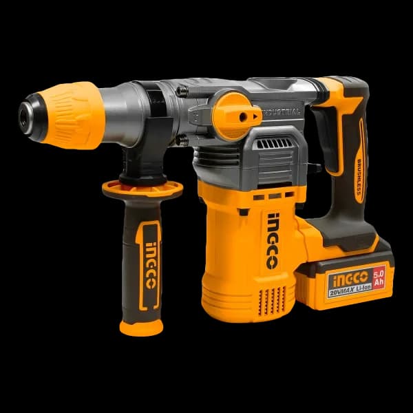 Перфоратор CRHLI202885 SDS+, 4,5Дж, акк, б/щ, P20S(20В) INGCO, 2хАКБ 5Ач и ЗУ 2А