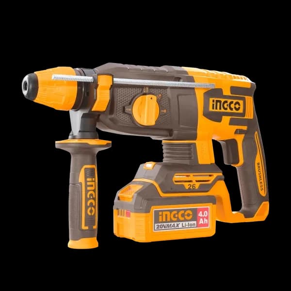 Перфорато CRHLI262085 SDS+, 2,5Дж, акк, б/щ, P20S(20В) INGCO, 2хАКБ 4Ач и ЗУ 4А, кейс INDUSTRIAL