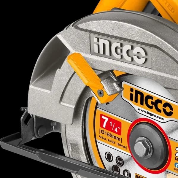 Пила дисковая CS18538 185мм, INGCO