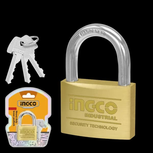 Навесной замок DBPL0602 INGCO, блистер INDUSTRIAL