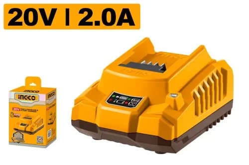Зарядное устройство FCLI2001, 2А, P20S, INGCO, коробка INDUSTRIAL
