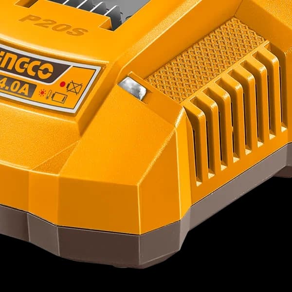 Зарядное устройство FCLI20411, 4А, P20S, INGCO, коробка INDUSTRIAL