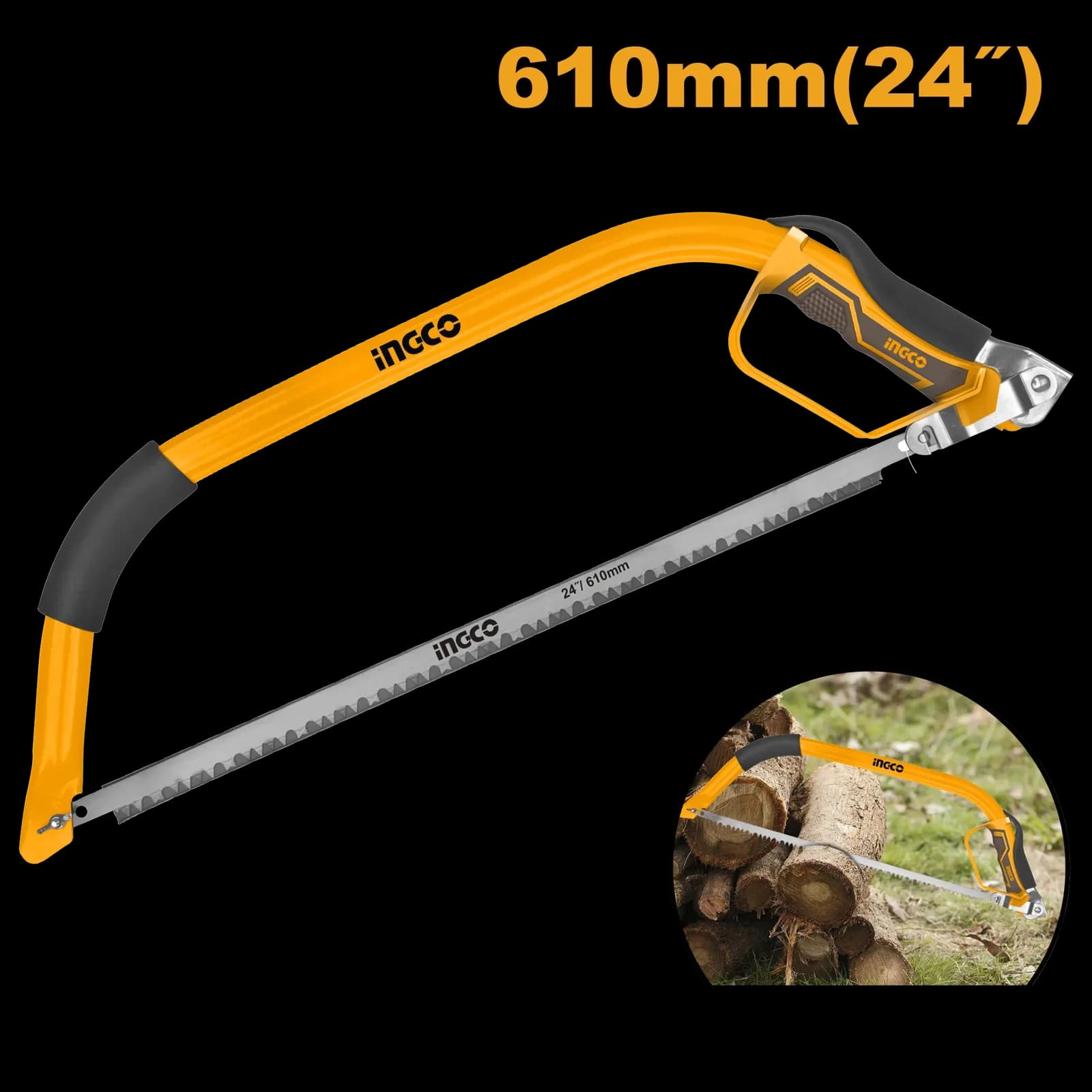 Пила лучковая HBS6101 610мм INGCO