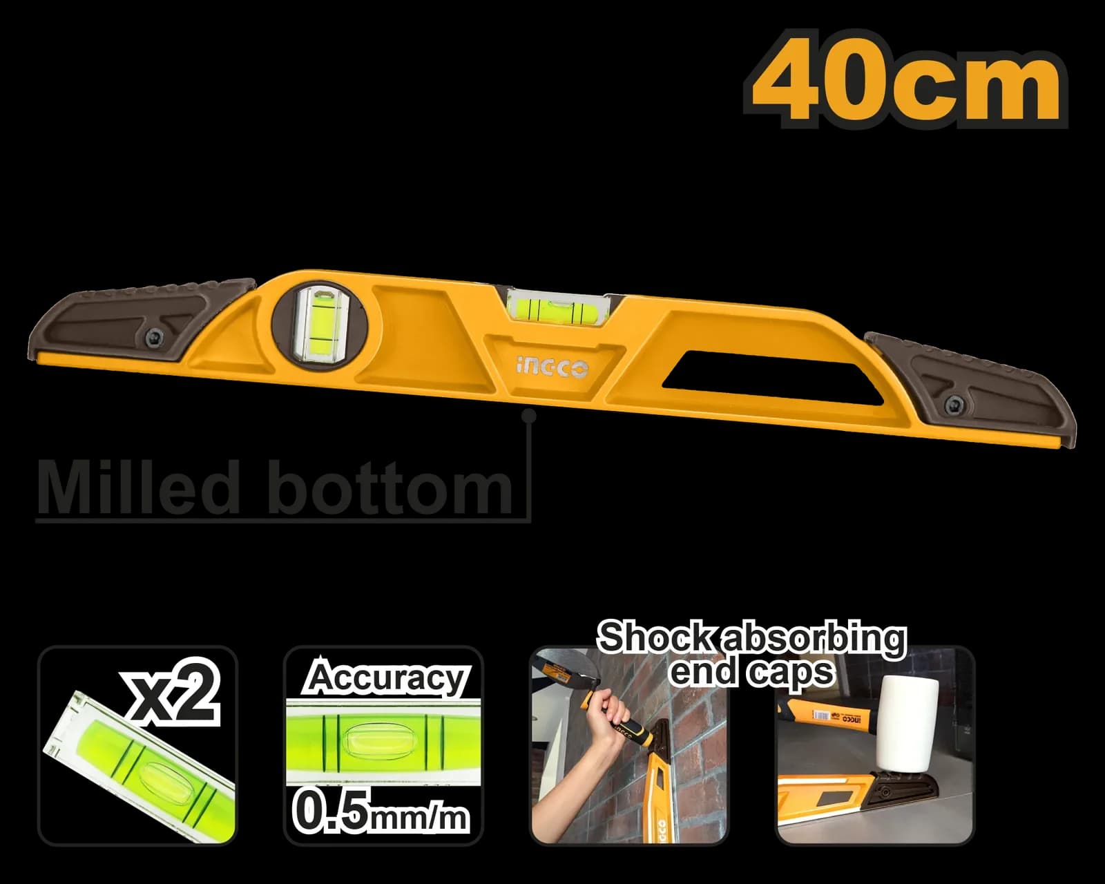 Уровень HBSL08040 INGCO