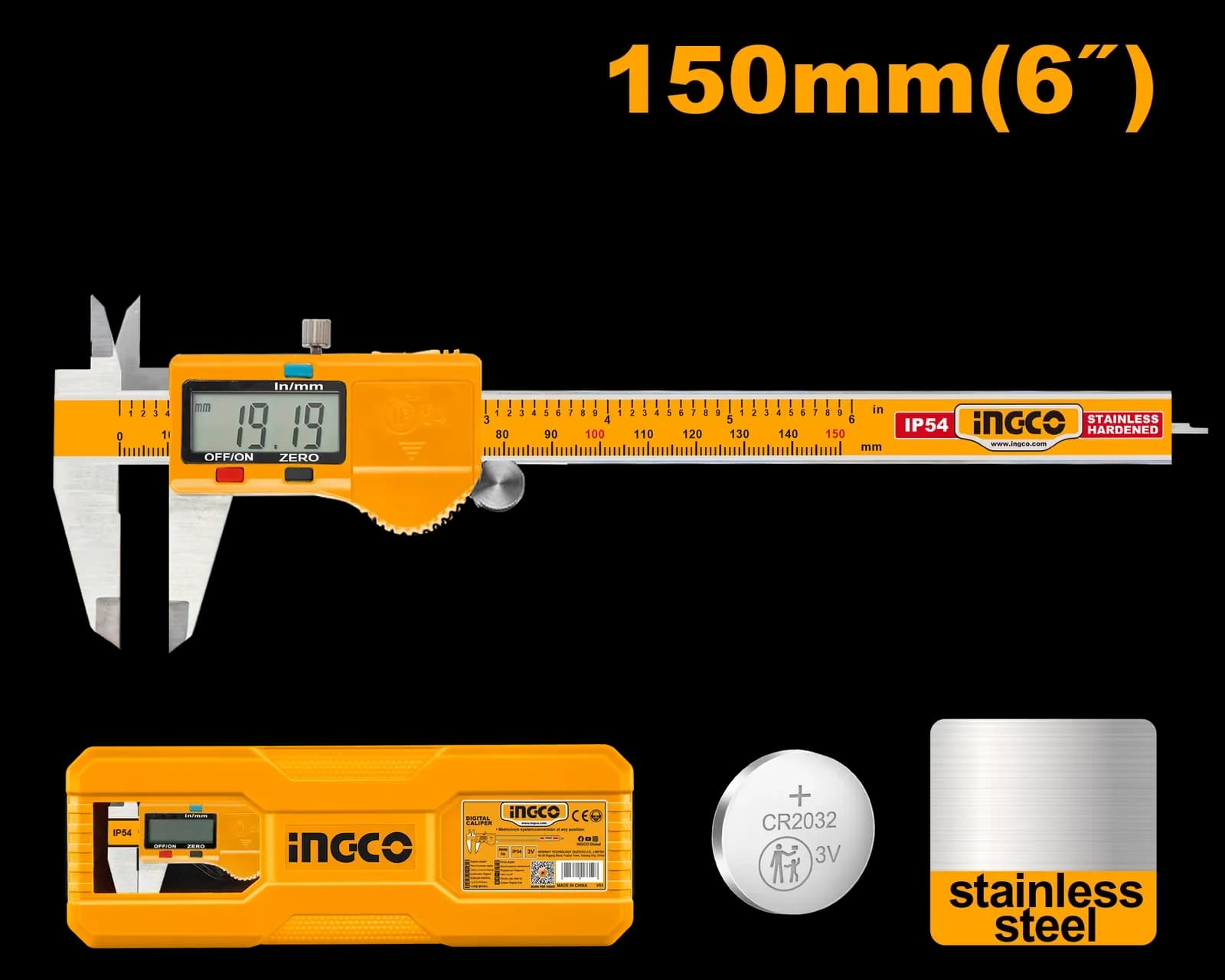 Штангенциркуль HDCD28150 INGCO INDUSTRIAL
