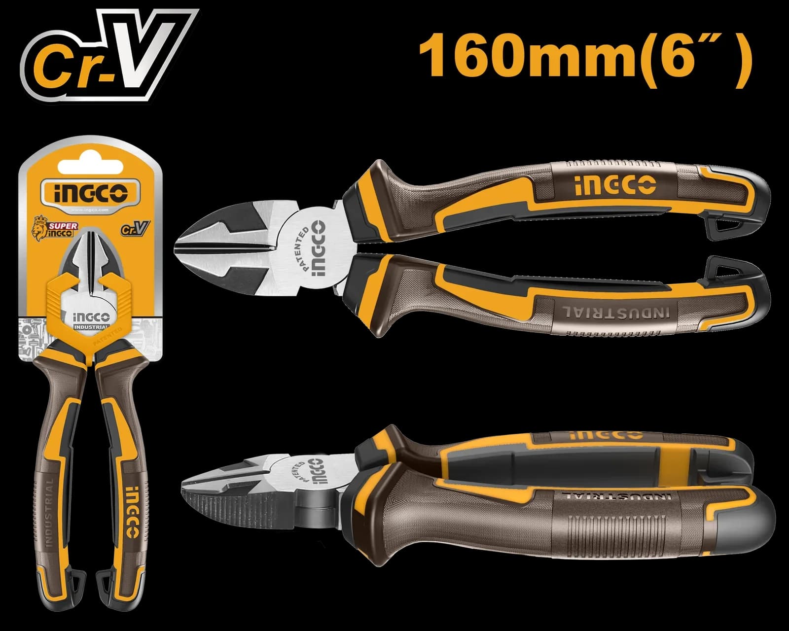 Бокорезы HDCP28168 INGCO, блистер INDUSTRIAL