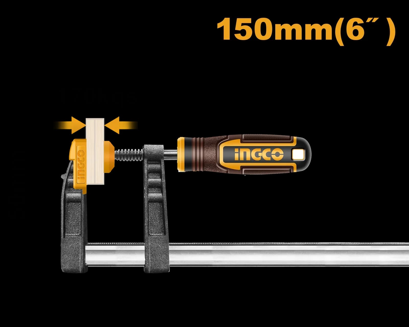 Струбцина F-образная HFC020501 INGCO INDUSTRIAL