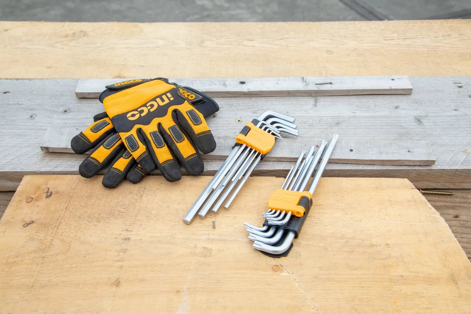 Набор шестигранников HEX и TORX HHKSET0181 INGCO, блистер INDUSTRIAL