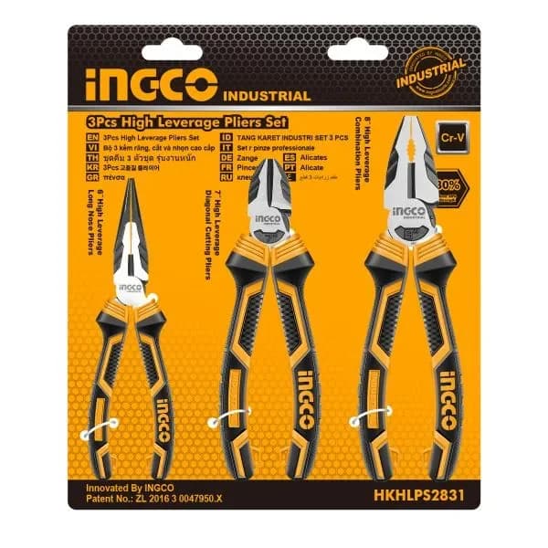 Набор шарнирно-губцевого инструмента HKHLPS2831 INGCO INDUSTRIAL