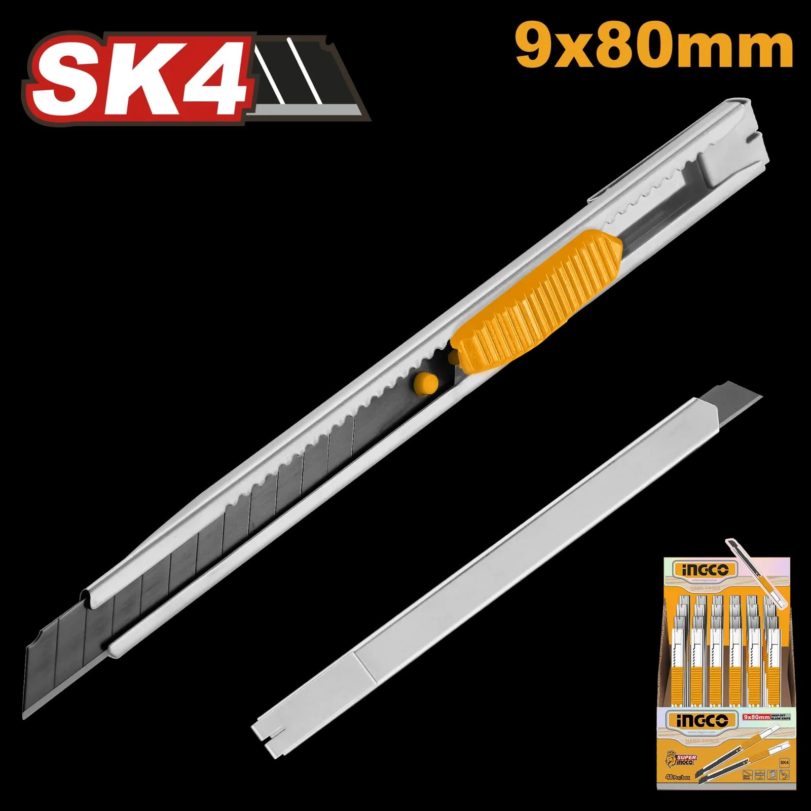 Нож канцелярский HKNS1806 INGCO SUPER