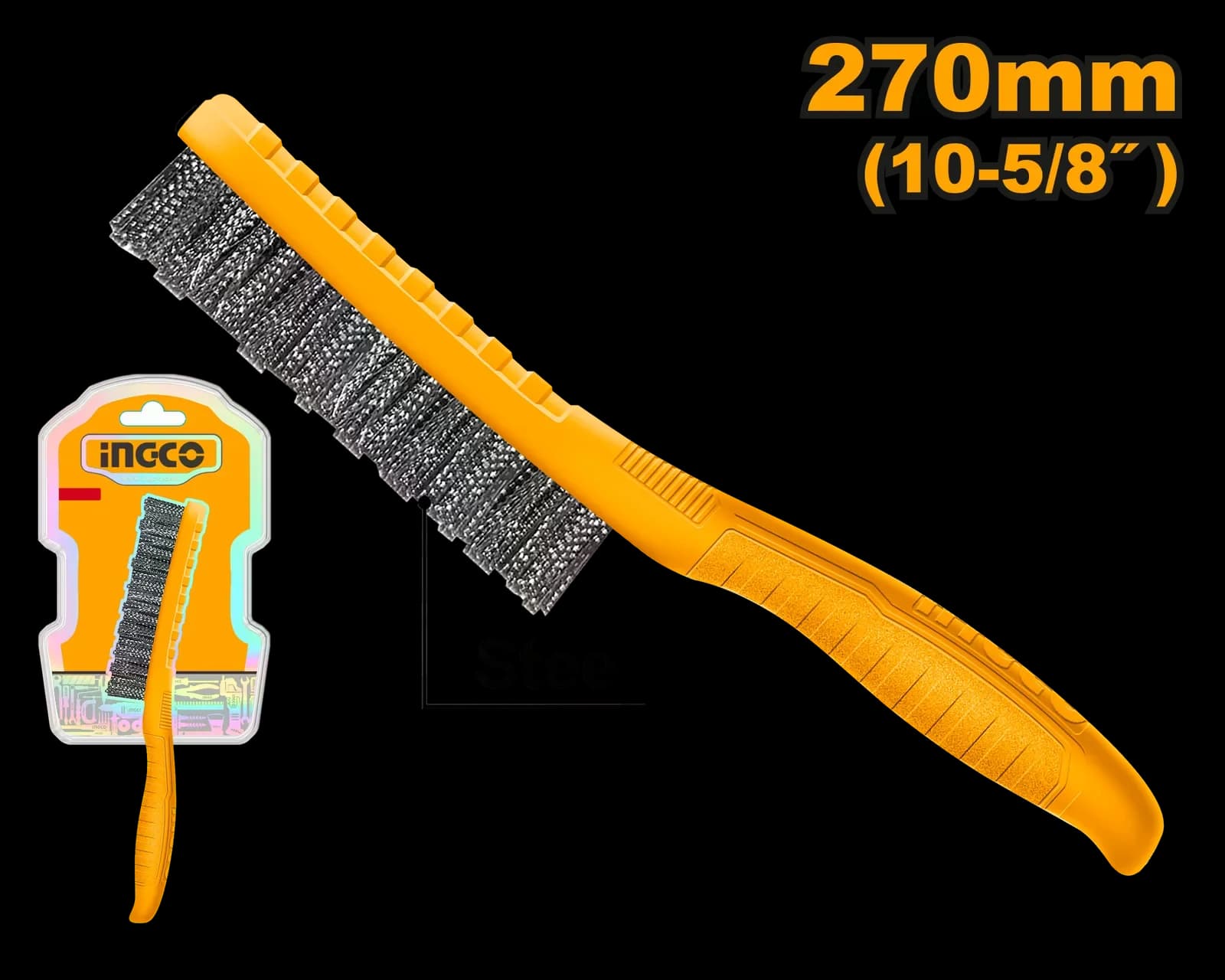 Щетка проволочная HKTWB2705 INGCO, блистер SUPER