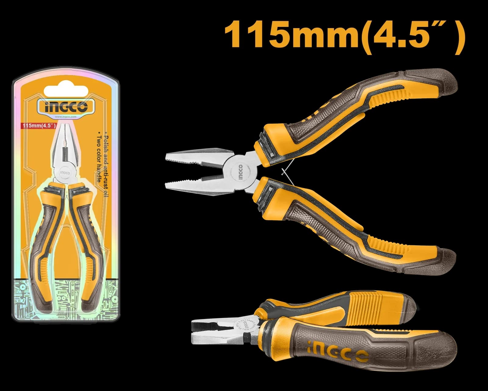 Мини-плоскогубцы HMCP08115 INGCO, блистер SUPER
