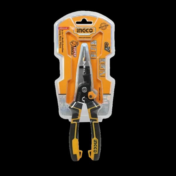 Тонкогубцы 6 в 1 HMFLNP28200 INGCO, блистер INDUSTRIAL