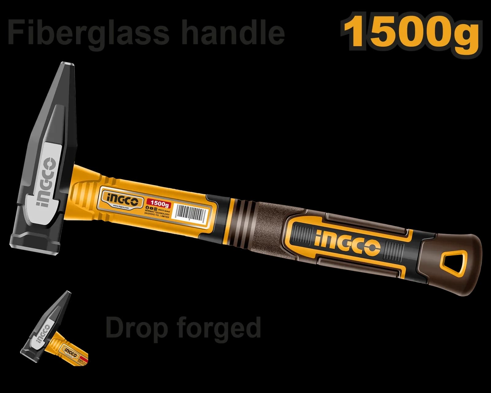 Молоток слесарный HMH821500 INGCO SUPER