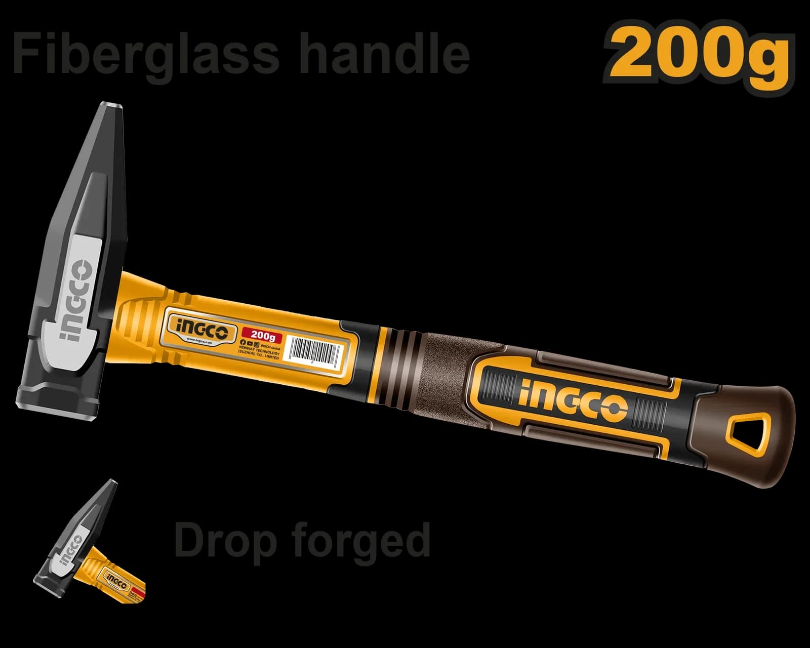 Молоток слесарный HMH82200 INGCO SUPER