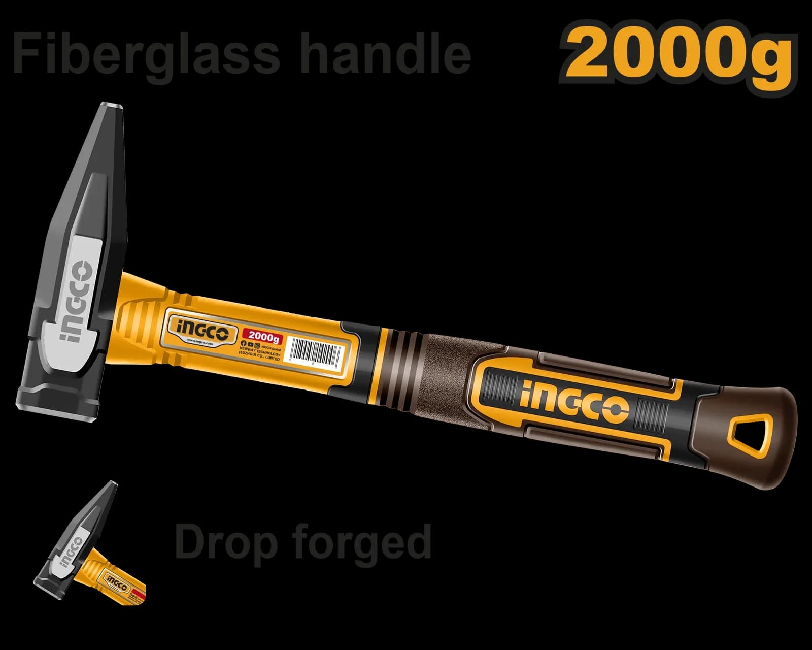 Молоток слесарный HMH822000 INGCO SUPER
