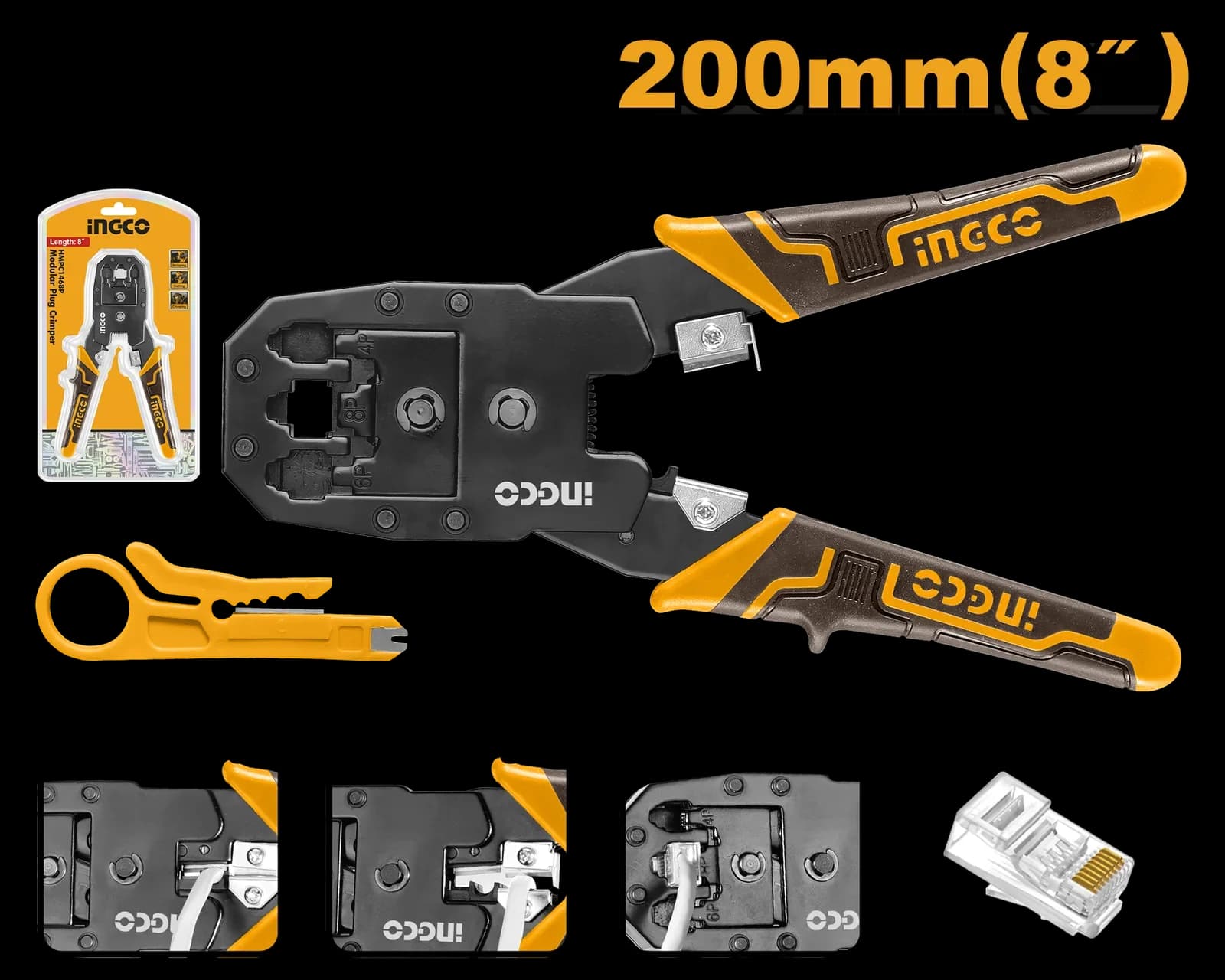 Клещи HMPC1468P INGCO SUPER