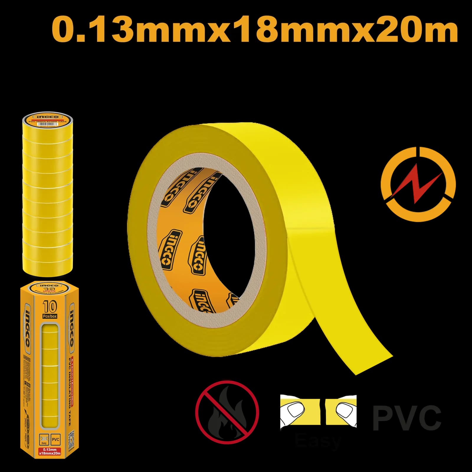 Изолента HPET1011 INGCO INDUSTRIAL