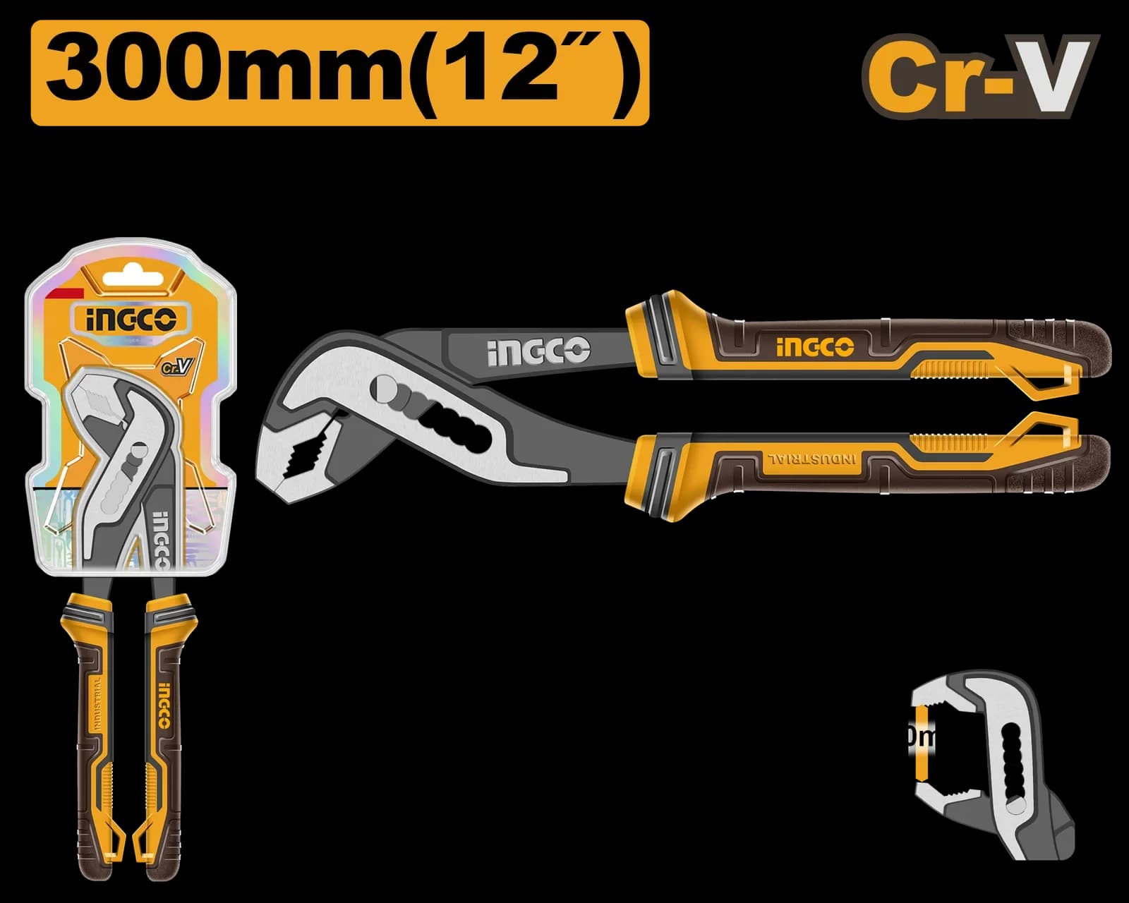 Клещи HPP03300 INGCO, блистер INDUSTRIAL