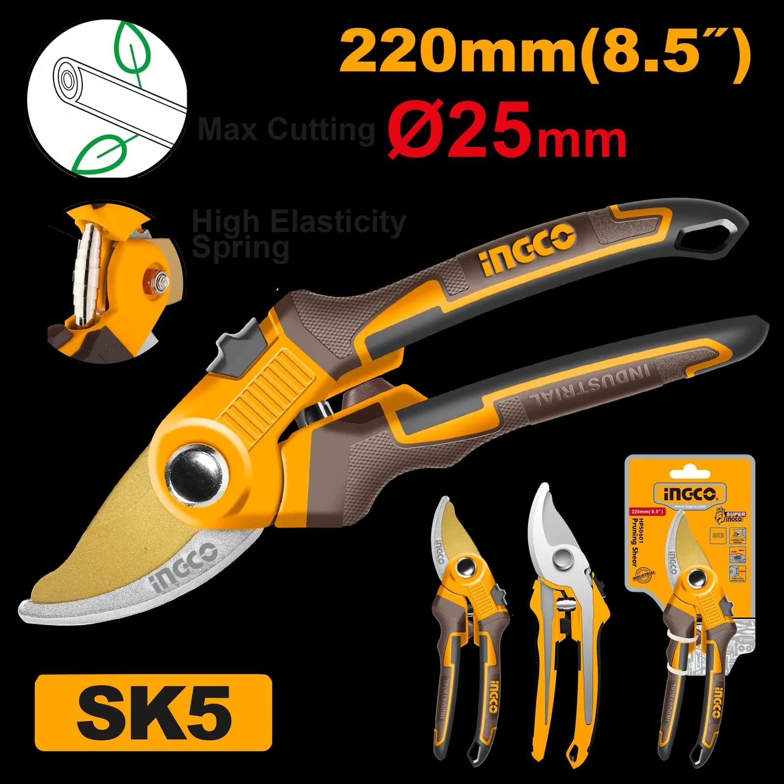HPS0601 Секатор INGCO INDUSTRIAL