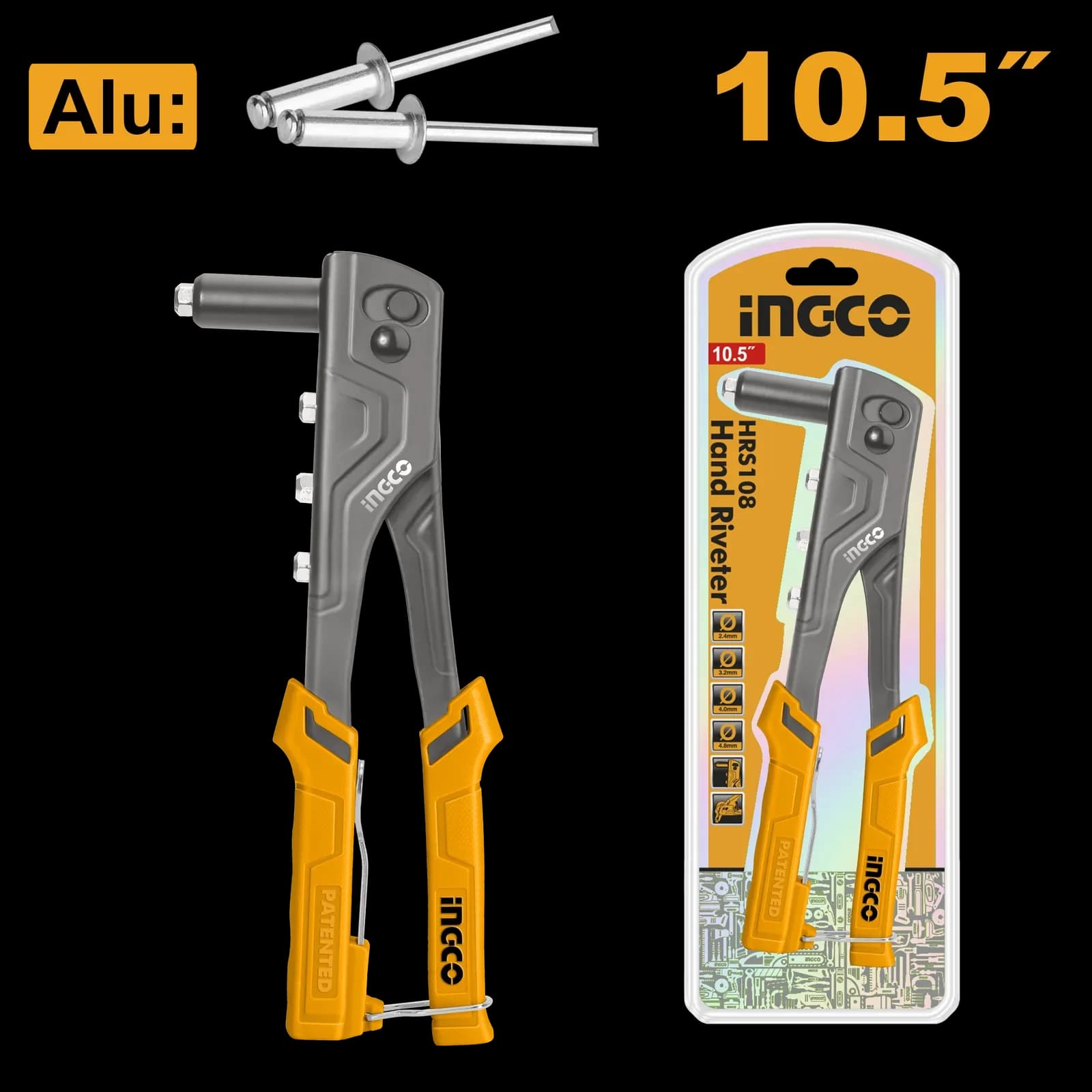 Зaклeпoчни ручной HRS108 INGCO INDUSTRIAL