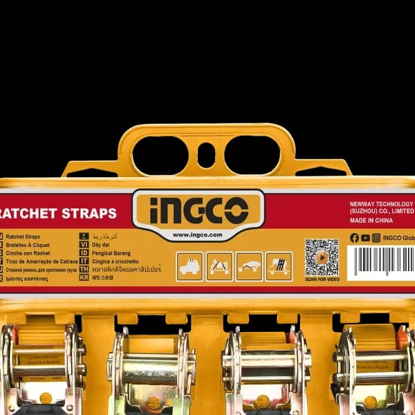 Стяжной ремень с храповиком HRSP065607 INGCO SUPER