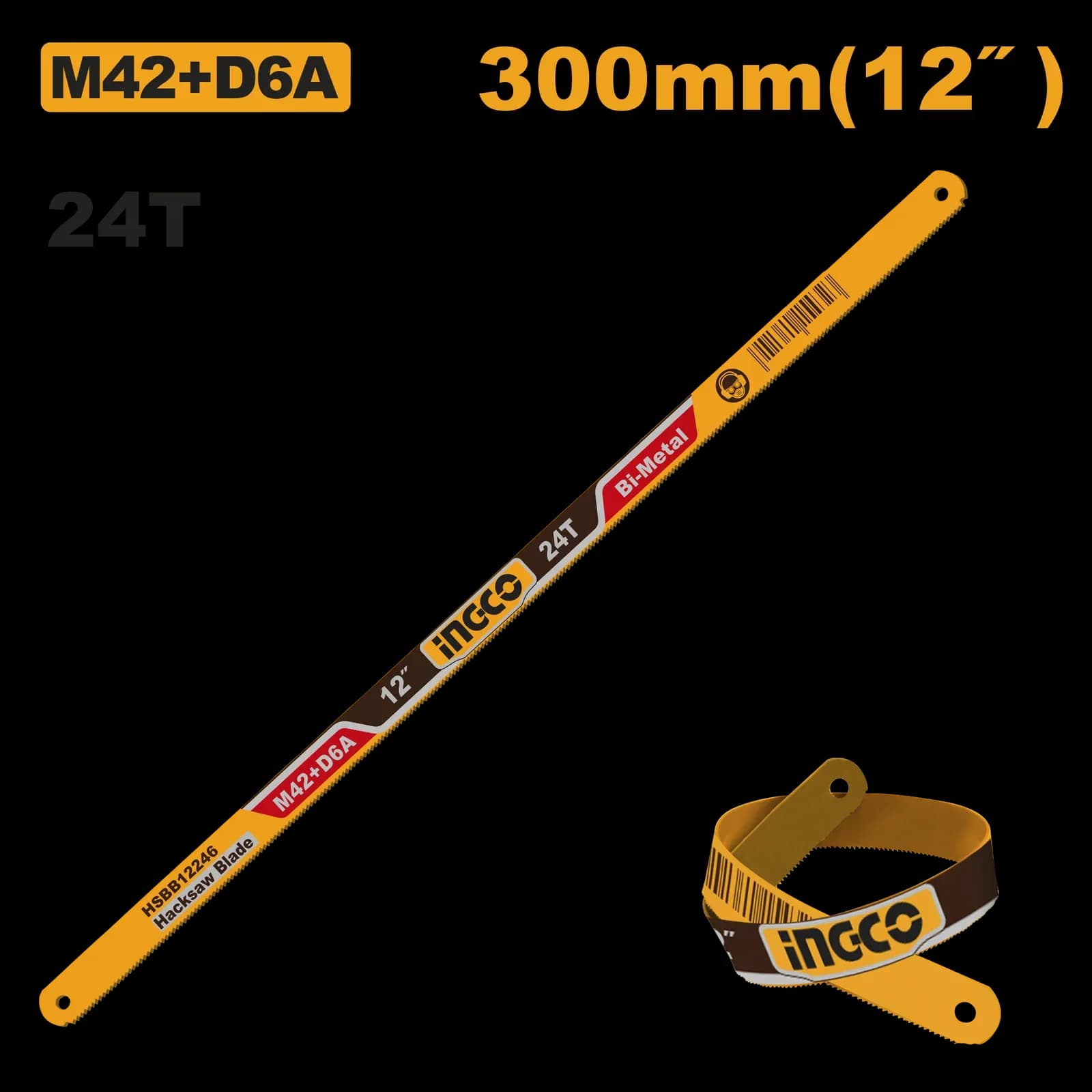 Полотно по металлу HSBB12246 INGCO INDUSTRIAL