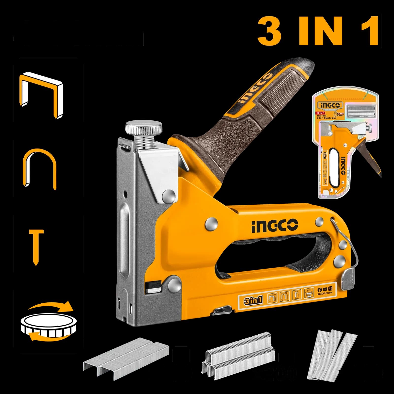 Степлер механический HSG1405 INGCO SUPER