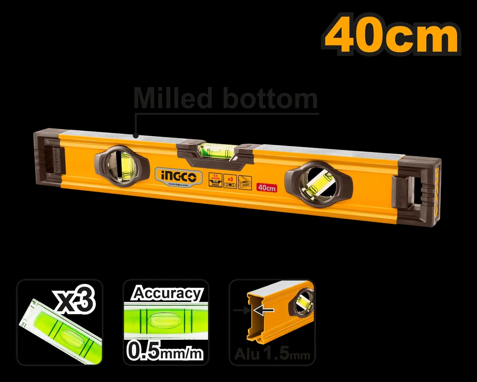 Уровень HSL08040 INGCO INDUSTRIAL