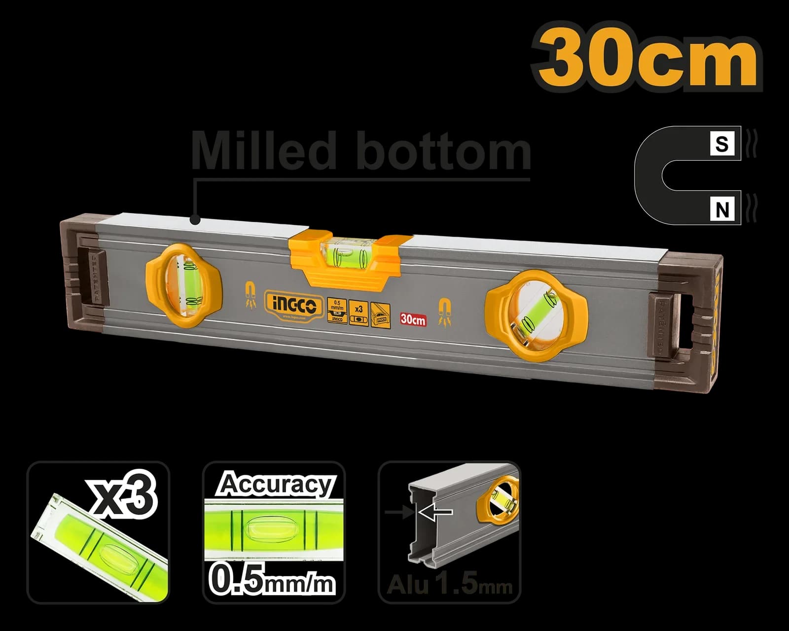Уровень HSL38030M INGCO INDUSTRIAL