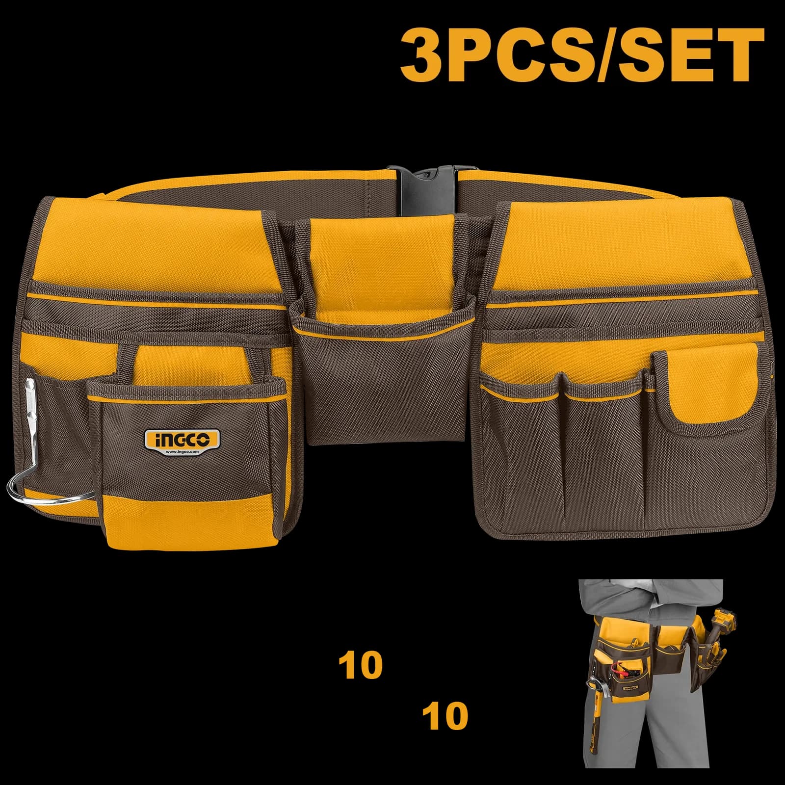 Сумка поясная HTBP020328 INGCO SUPER