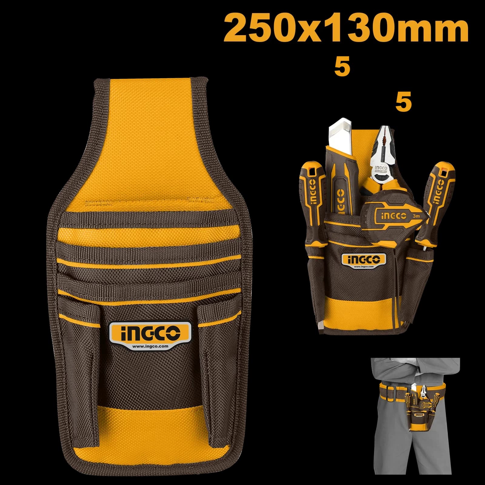 Сумка поясная HTBP040128 INGCO SUPER
