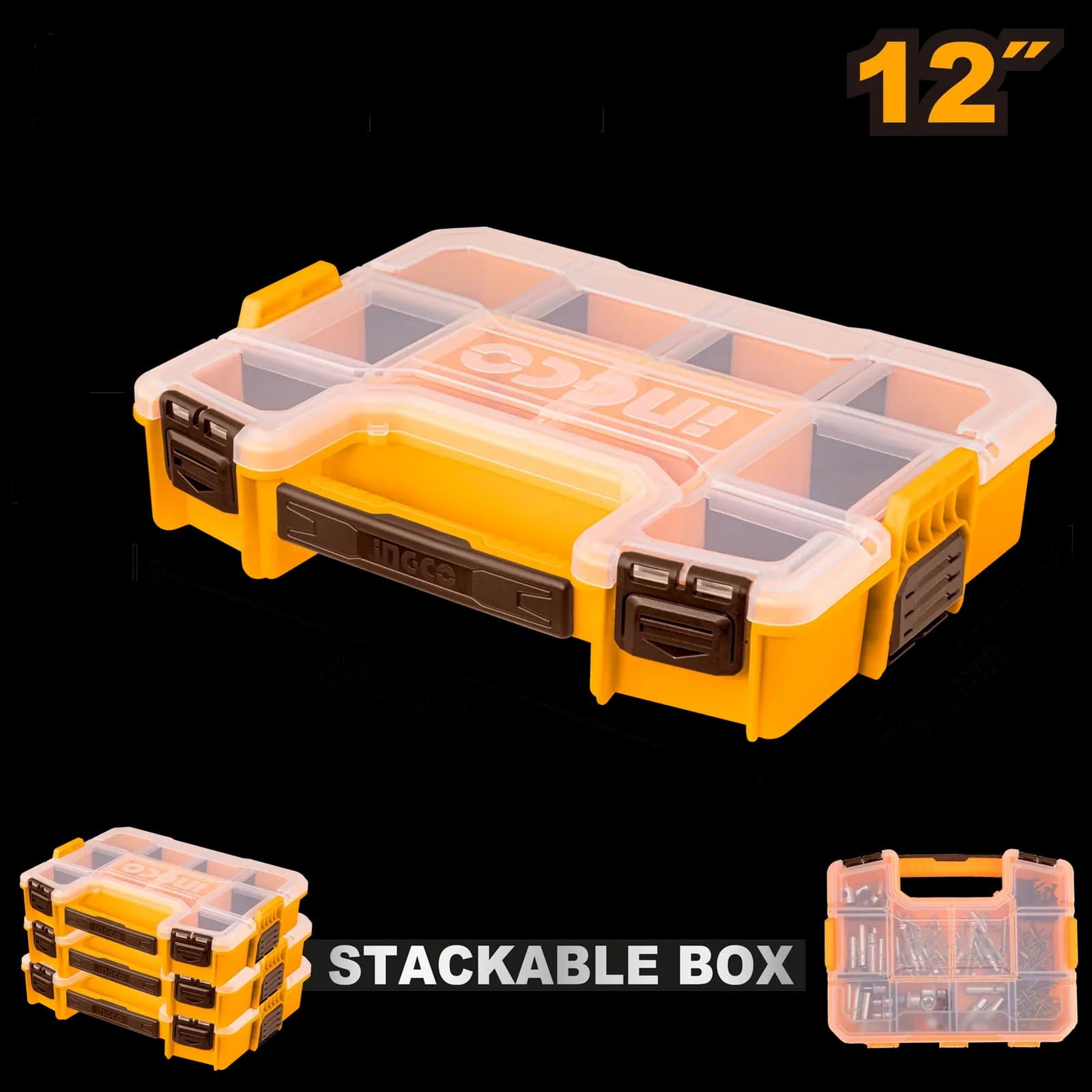 Органайзер пластиковый PBX1211 INGCO SUPER