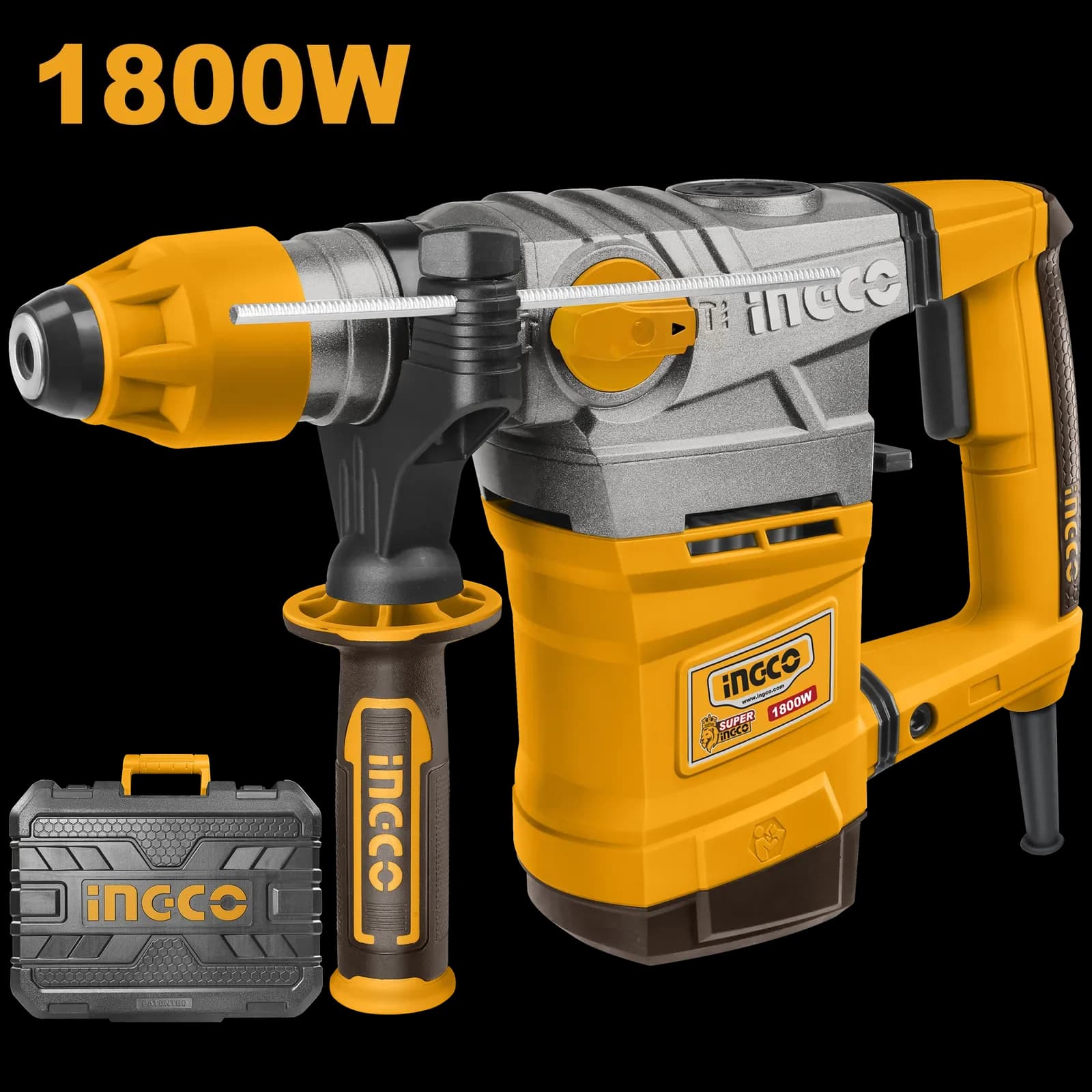 Перфоратор RH18008 1800Вт, SDS+, INGCO