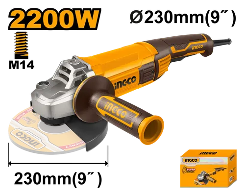 УШМ AG220018 2200Вт, 230мм INGCO