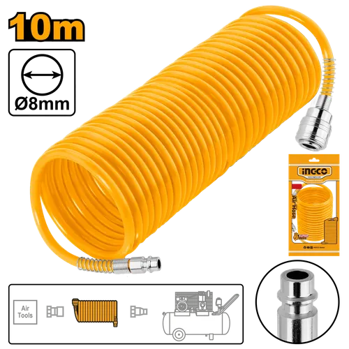 Шланг для компрессора спиральный AH1101 INGCO SUPER