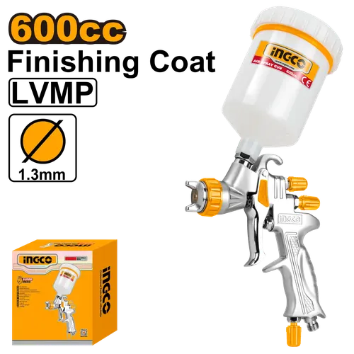 Краскопульт пневматический ASG1065 INGCO, коробка INDUSTRIAL