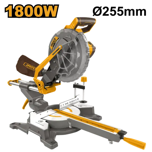 Пила торцовочная BM2S180017 с протяжкой, INGCO