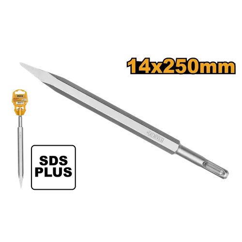 Зубило пикообразное DBC0112501 SDS plus 14х250мм INGCO INDUSTRIAL