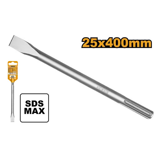 Зубило плоское DBC0224001 SDS max 18х25х400мм INGCO