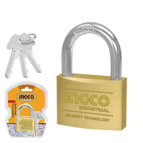 Навесной замок DBPL0602 INGCO, блистер INDUSTRIAL