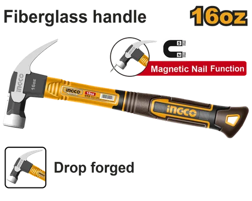 Молоток-гвоздодер HCH81016 INGCO INDUSTRIAL