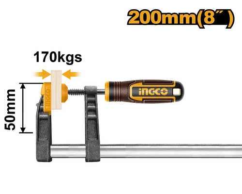 Струбцина F-образная HFC020502 INGCO INDUSTRIAL