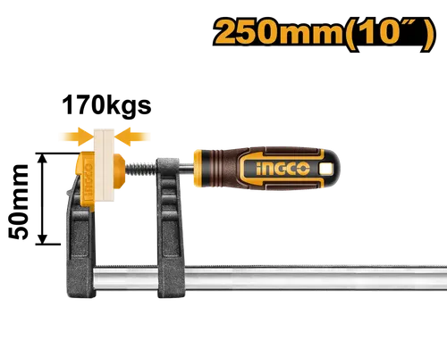 Струбцина F-образная HFC020503 INGCO INDUSTRIAL