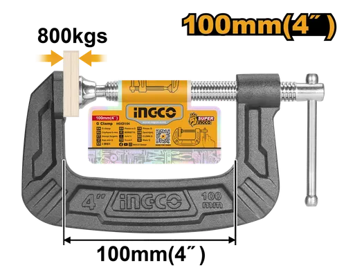 Струбцина G-образная HGC0104 INGCO INDUSTRIAL