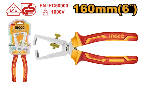 Клещи для зачистки проводов диэлектрические HWSP28160 INGCO