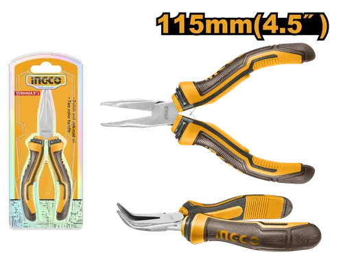 Мини-тонкогубцы HMBNP08115 INGCO, блистер SUPER